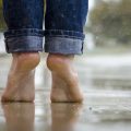 barefoot feet relax