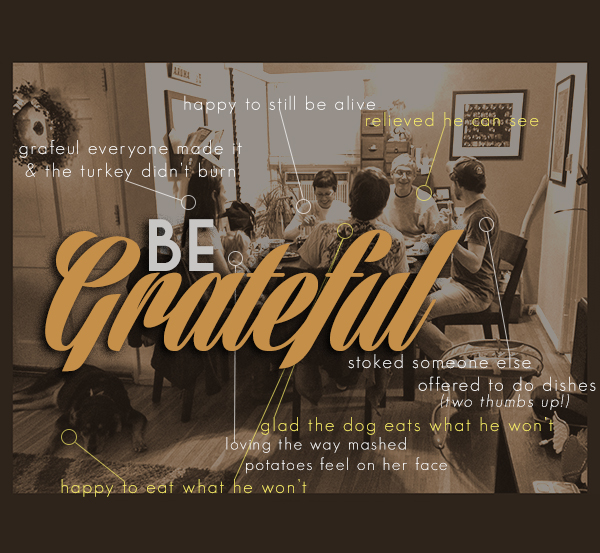 Putting the Thanks Back into Thanksgiving