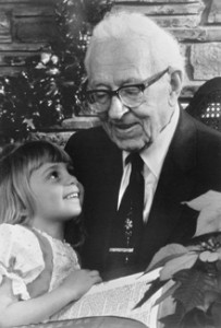 Joseph Fielding Smith with great-granddaughter Shauna McConkie