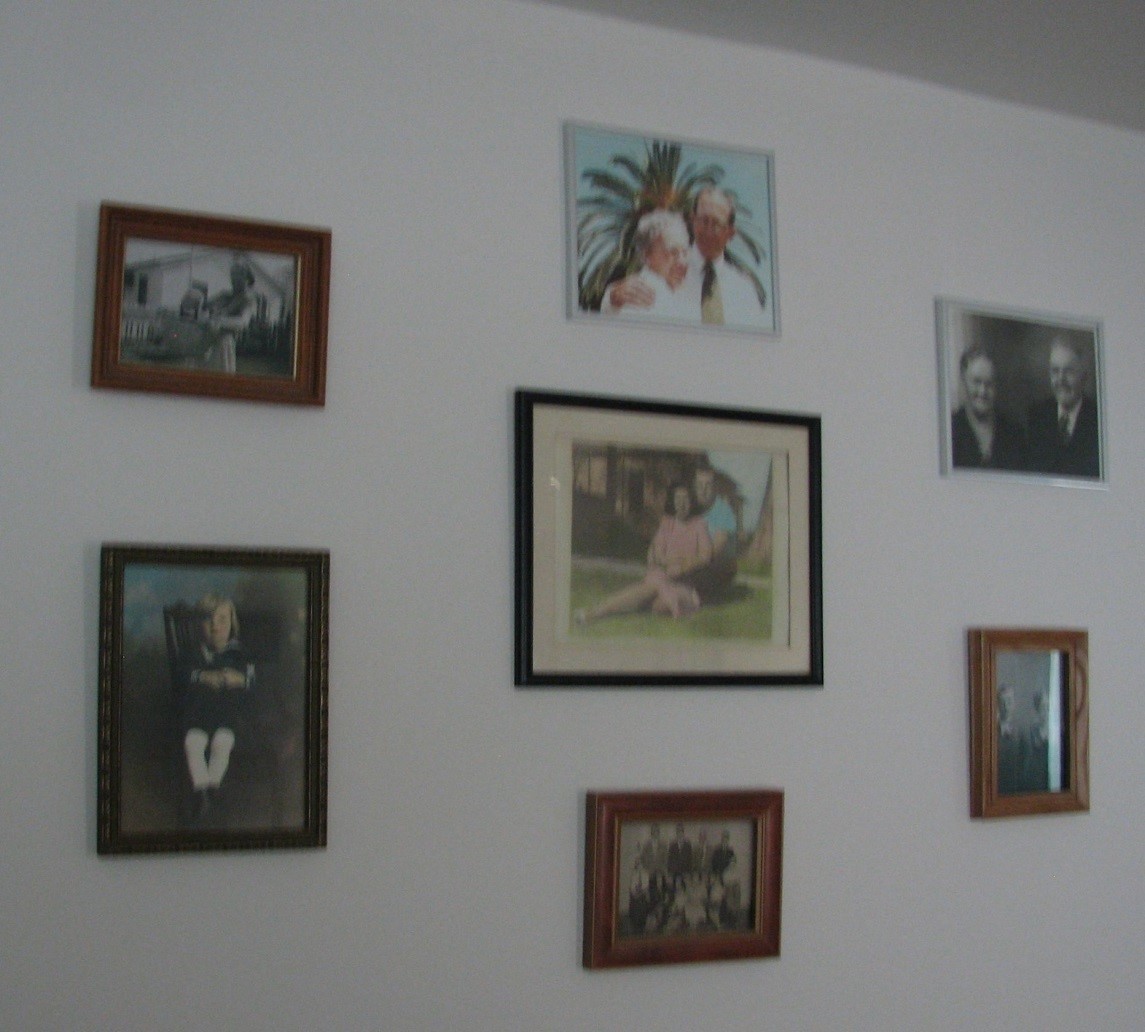 pictures of ancestors on wall