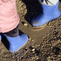 jumping in a puddle