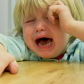 toddler crying