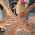 Women with rings on their fingers