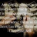 Preserve your family photos