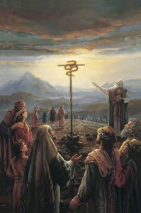 Moses and the brass serpent