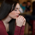 woman praying