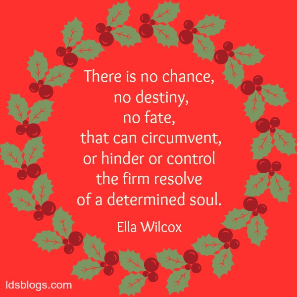 A Determined Resolution for a Future Christmas