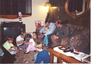 Family at Christmas Ashley