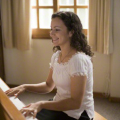 playing piano