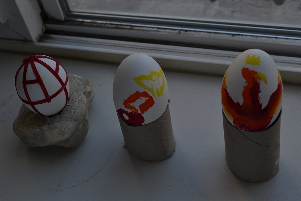 Painting a “Hollow Victory” Egg