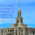 Temple attendance solves inadequacy meme