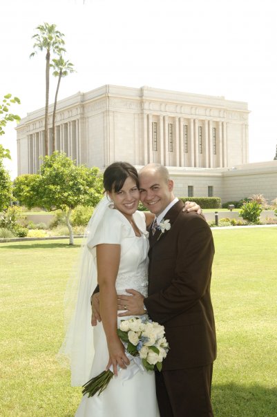 Mesa Temple wedding