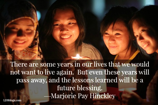 Life Lessons Equal Future Blessings
