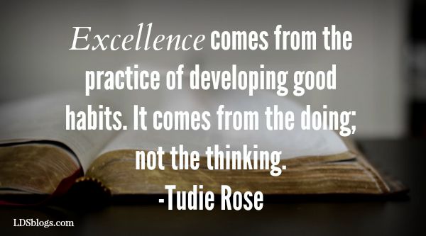 Developing Good Habits