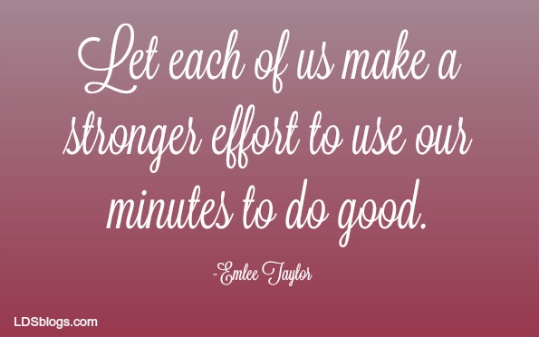 Take Care of the Minutes…