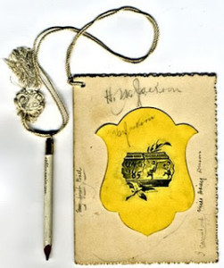 1885 Dance Card