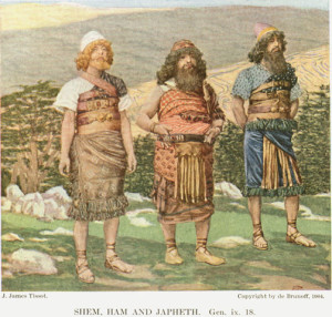 Shem, Ham and Japheth by James Tissot 1904