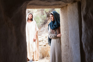 Jesus appears to Mary 
