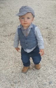 The cutest little Pioneer in our group.