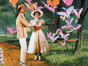 Mary Poppins and Burt have an adventure in the park.
