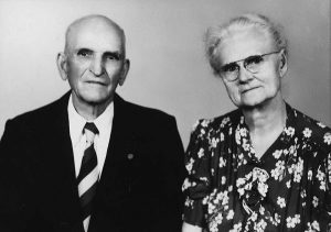 Moroni and Nelli Traxler on their 50th wedding anniversary.