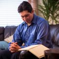 man praying mormon