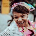 woman smile