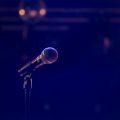 stage microphone sing