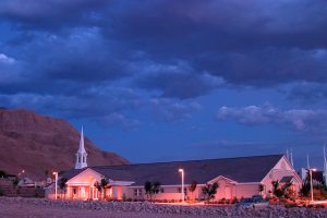 lds chapel night