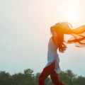 woman running