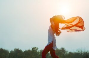 woman running