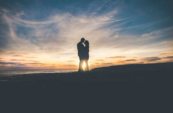 couple sunrise