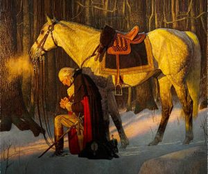 George Washington prayer Valley Forge