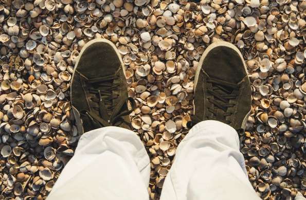 pebble rock shoe
