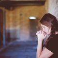 woman praying