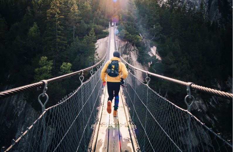 bridge running