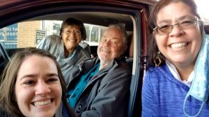 Dad discharged after fighting COVID pneumonia